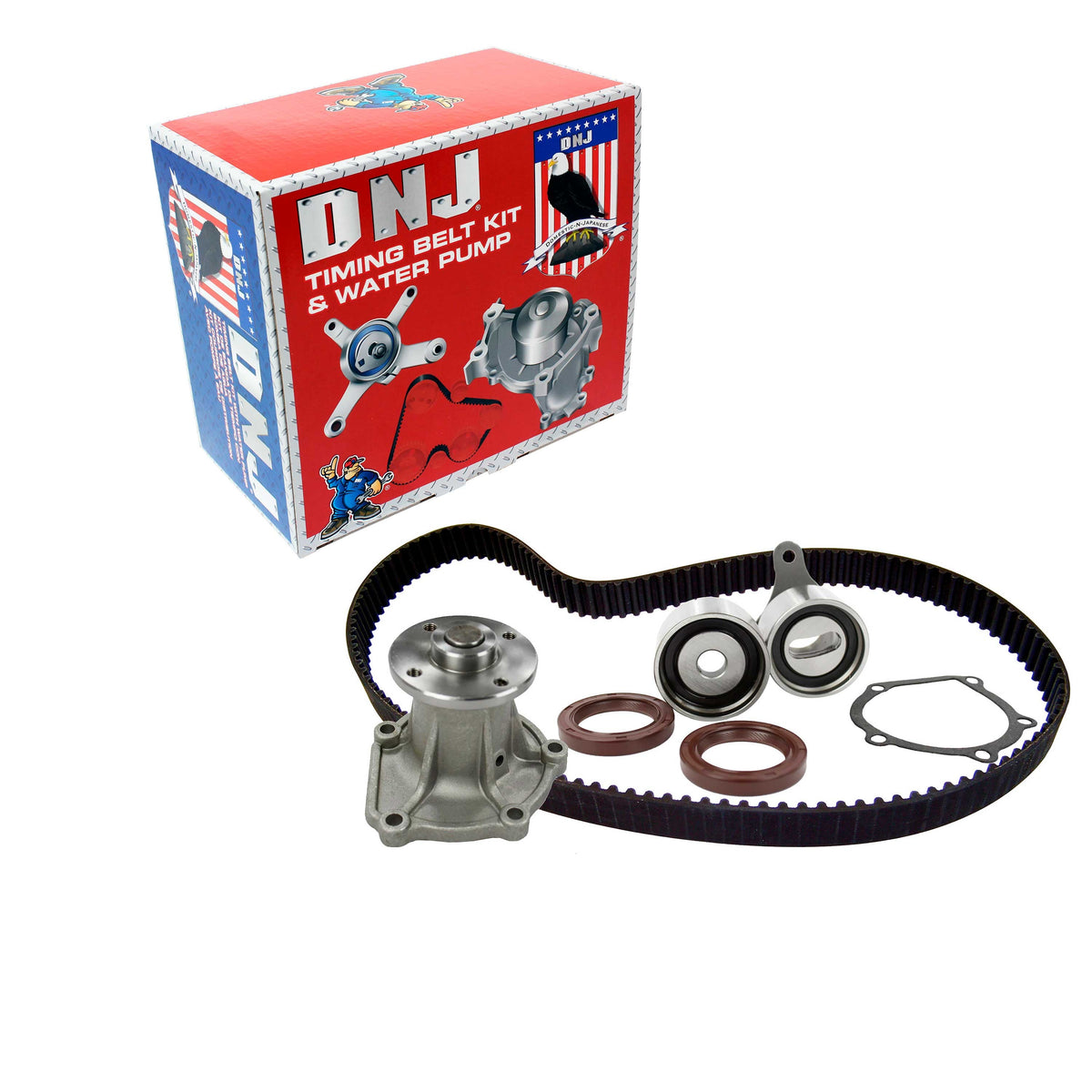 DNJ Timing Belt Kit with Water Pump 1987-1994 Toyota 1.5L