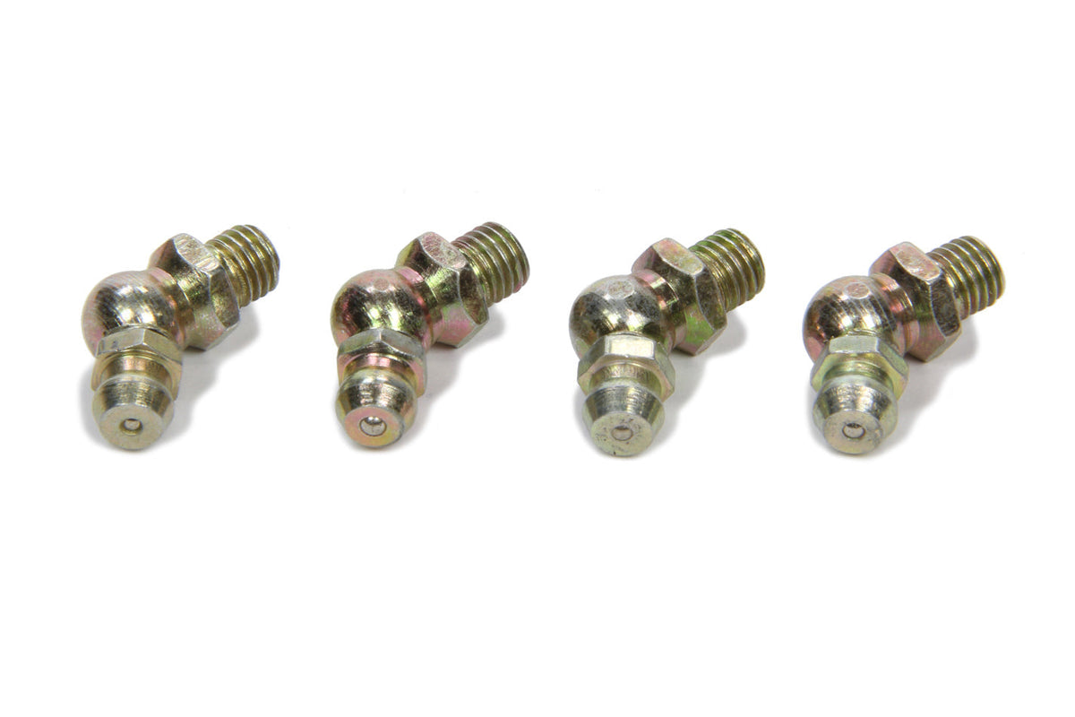 Ti22 PERFORMANCE Grease Fitting 1/4-28 45 Degree 4pk