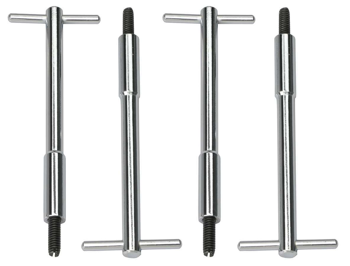 Trans-Dapt Chrome T-Bar Wing Nuts - 4936