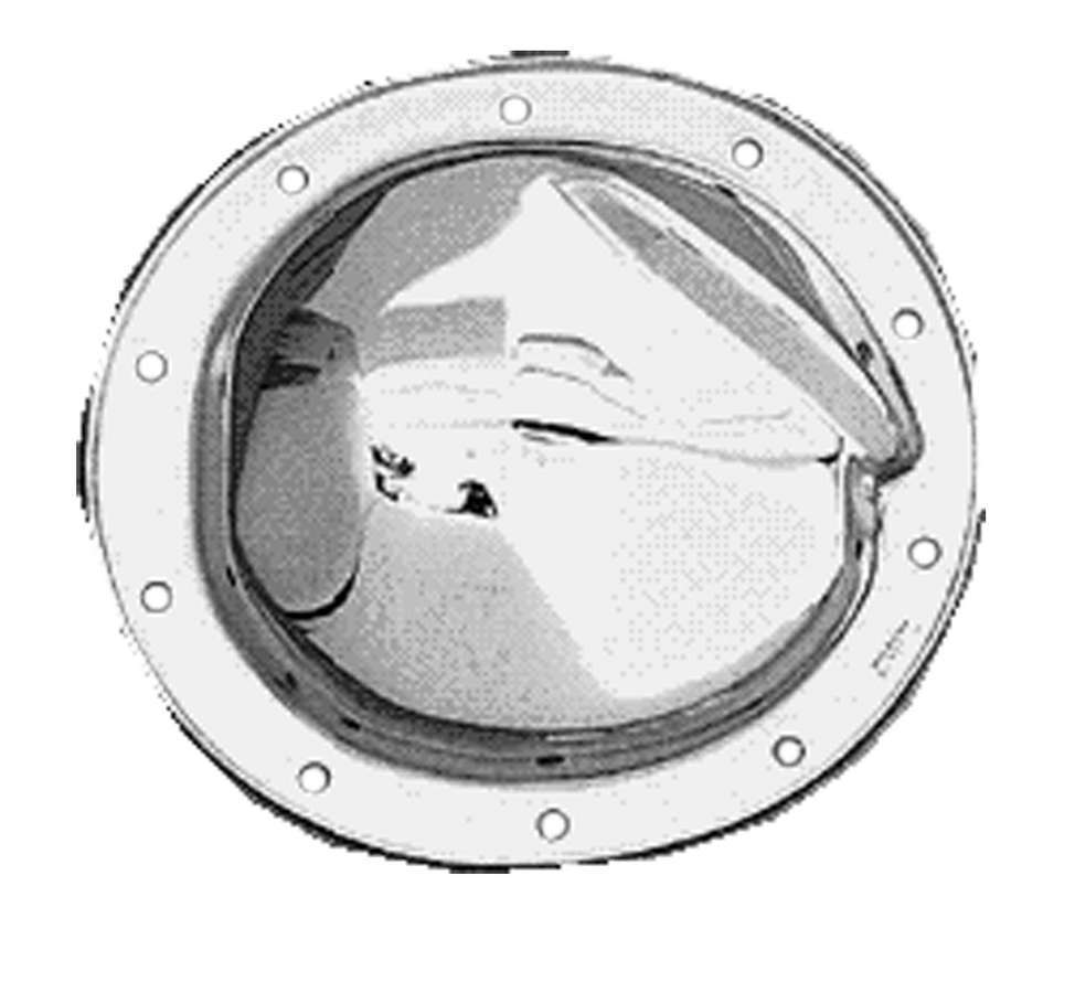 Trans-Dapt Differential Cover Kit Chrome GM 10 Bolt - 8780