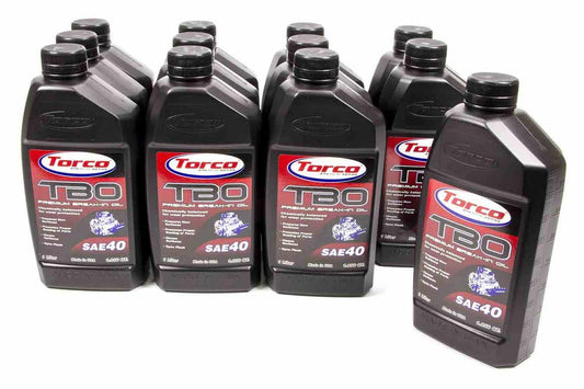 TBO 40w Premium Break-In Oil Case/12-1 Liter - A100040C