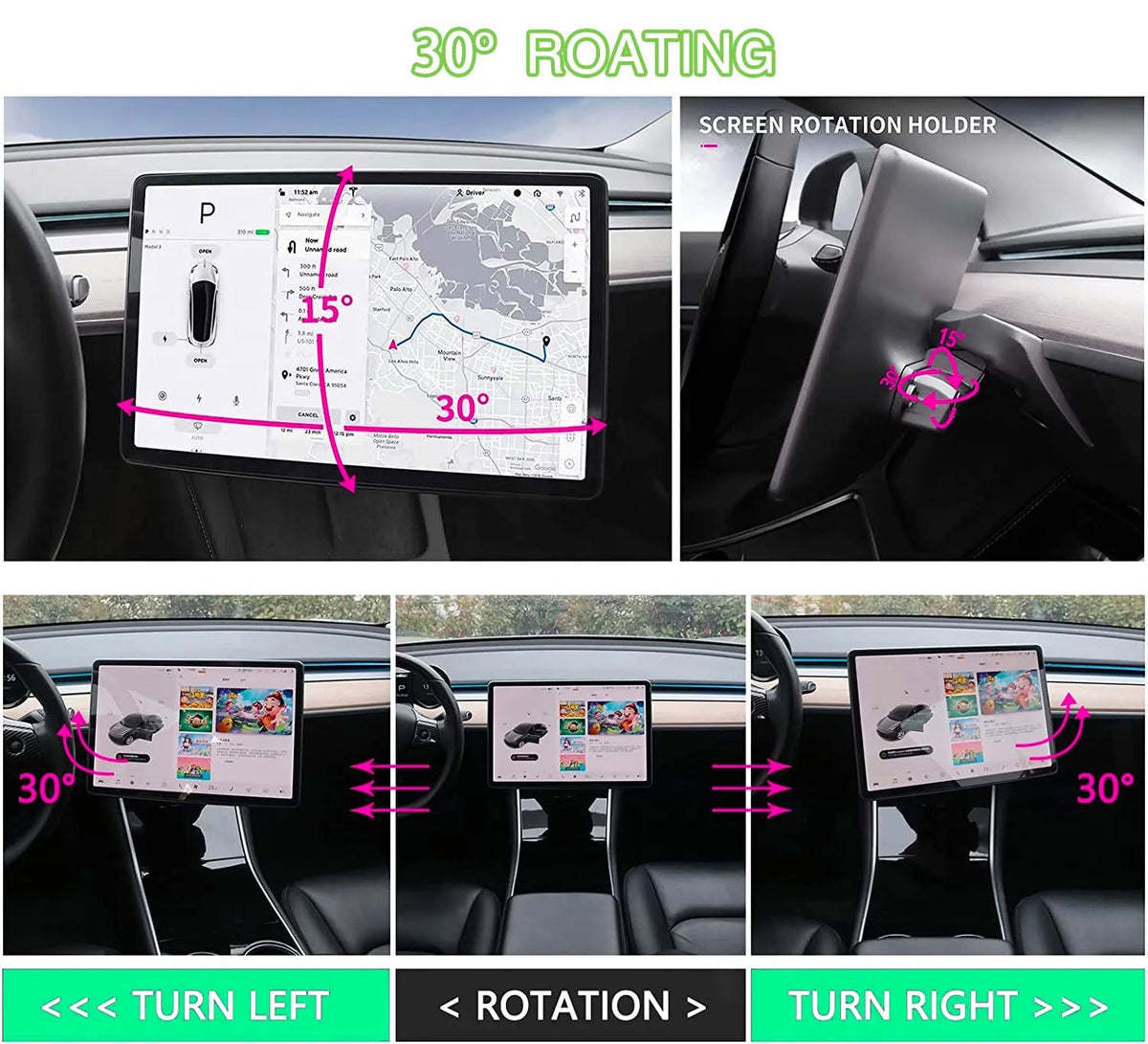 Teskay Swiveling Screen Mount Kit for Tesla Model 3/Y