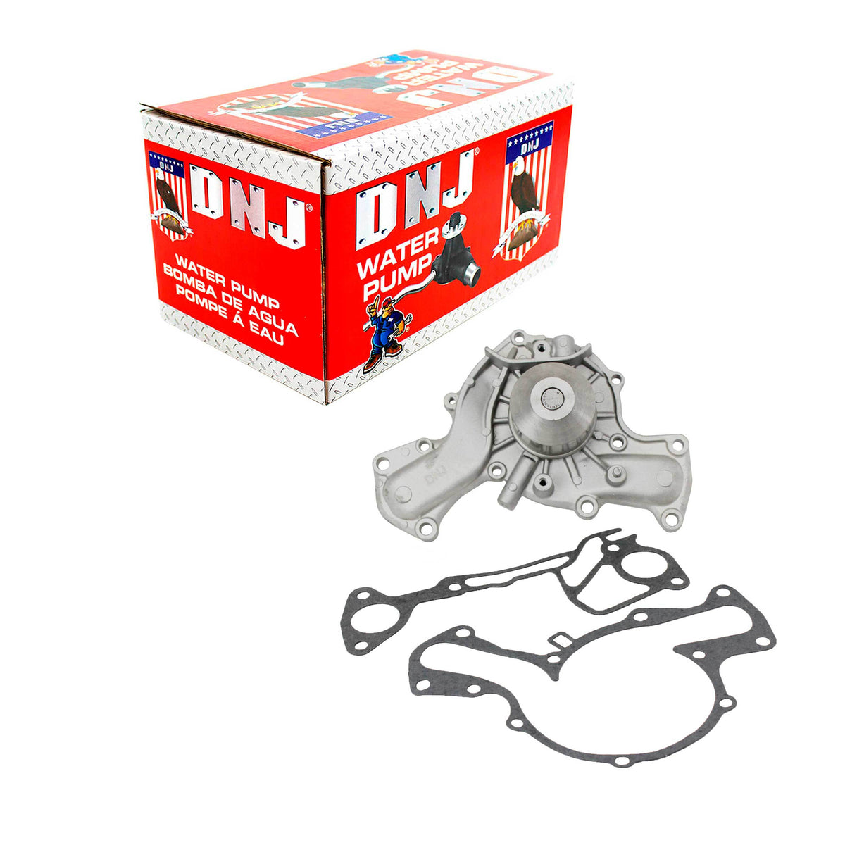 DNJ Water Pump 1987-2000 Chrysler, Dodge, Hyundai, Mitsubishi, Plymouth 3.0L