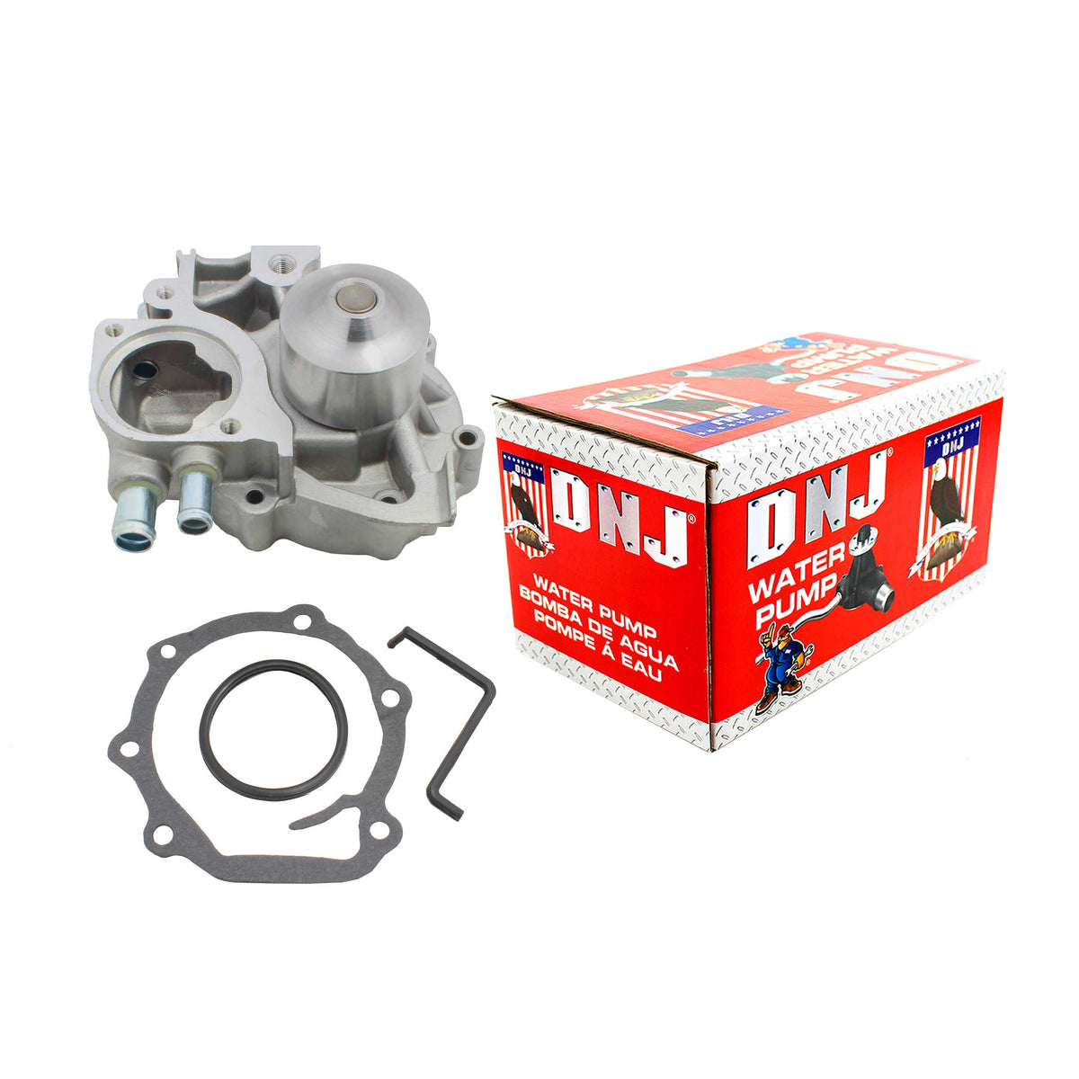 DNJ Water Pump 1991-2015 Saab, Subaru 2.0L-2.5L