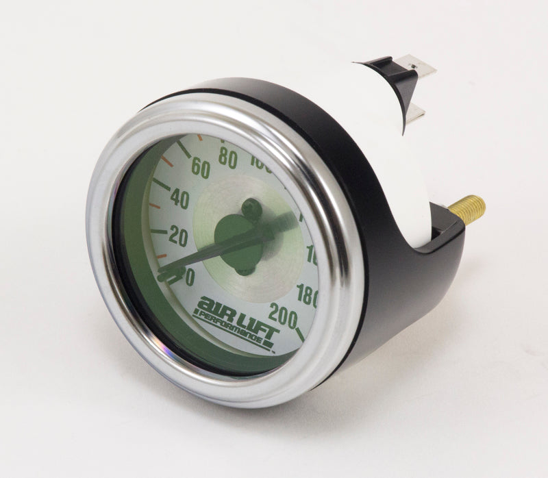 Air Lift AIRLIFT Single Needle Gauge- 200 PSI