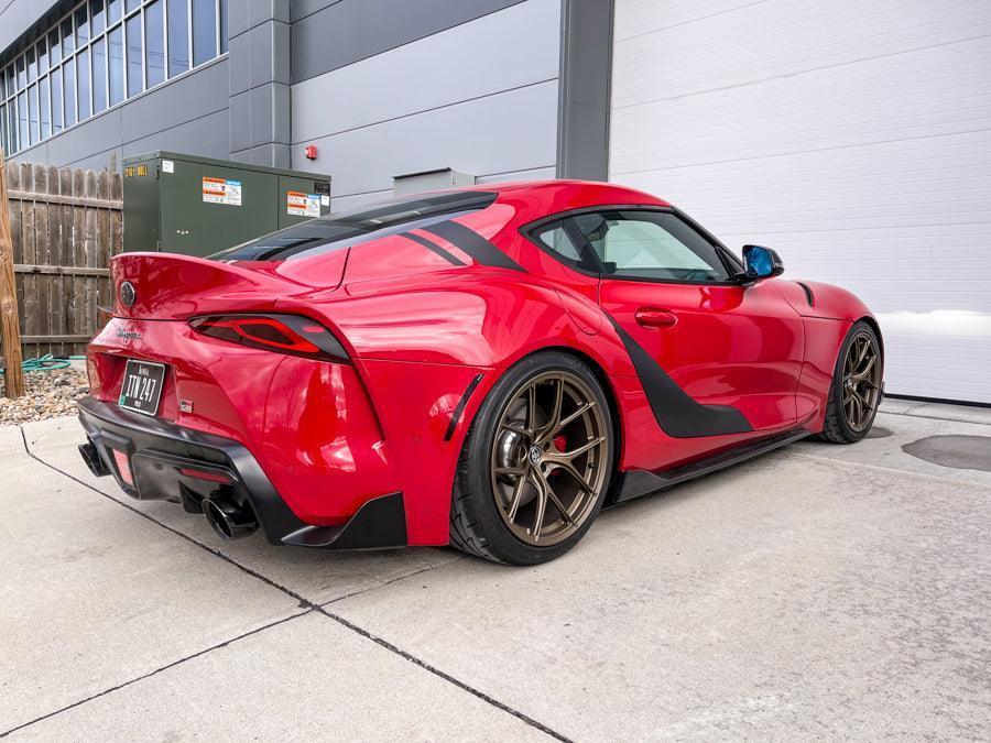 A91 Style Supra Rear Decklid Stripes - 2020+ Supra