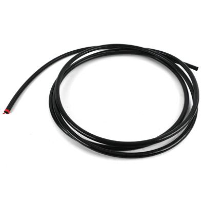 Aeromotive Hose, PTFE, Braided Stainless Steel, Black, -6 AN, 8 ft. Length, Each - 15322