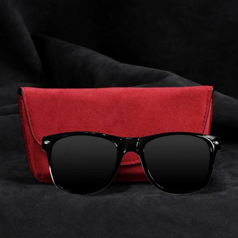 Tesery Alcantara Sun Visor Glasses Case for Tesla