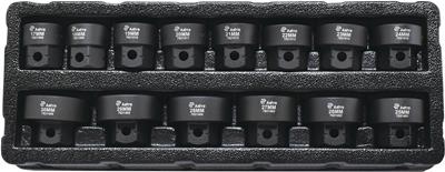 Astro Pneumatic Tool Company Impact Sockets, Nano, 1/2 in. Drive, Metric, 6-Point, Chromoly, 17mm - 78214