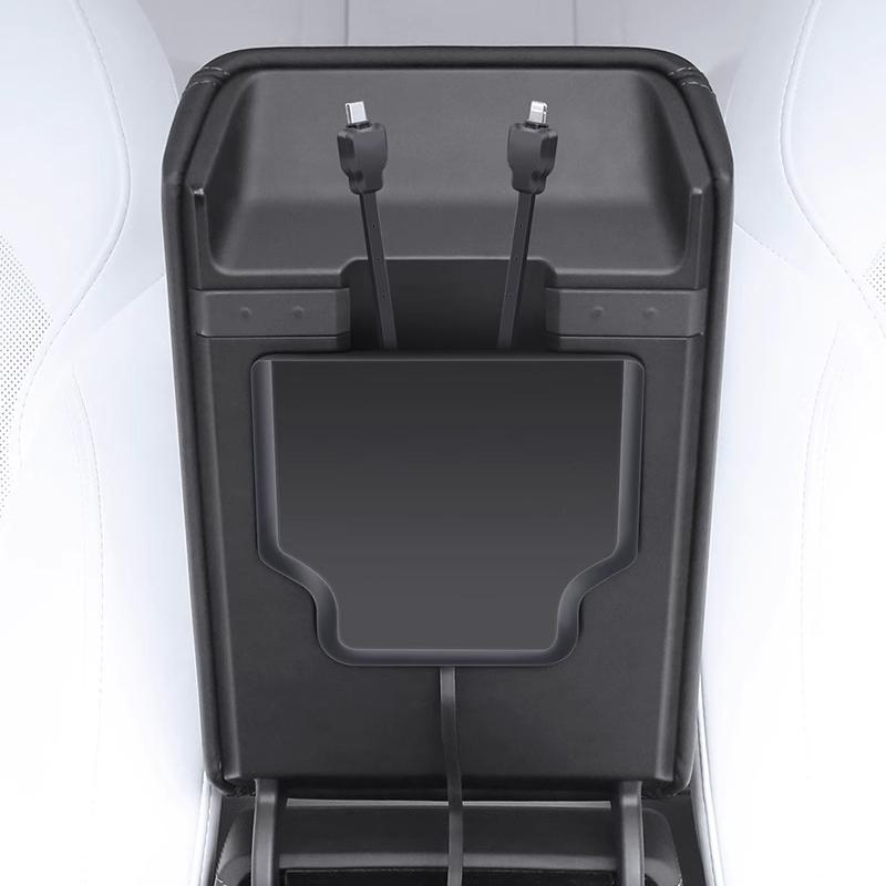 Tesery Armrest Box Hidden Expansion Dock for Model Y Juniper & Model 3 Highland & Model YL