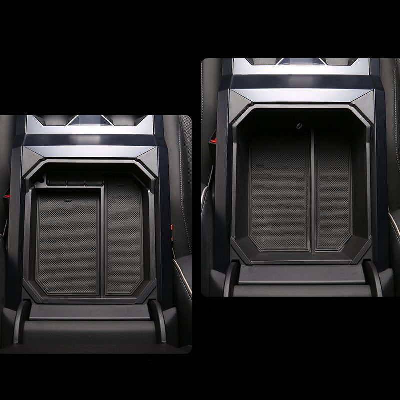 Teskay Armrest Storage Box Double Layer for Tesla Cybertruck