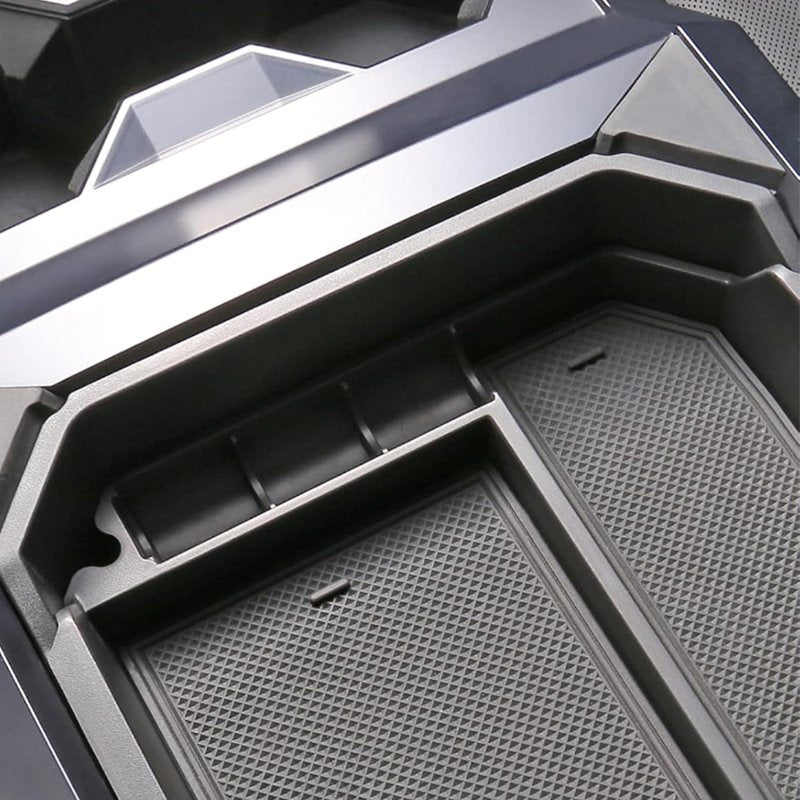 Teskay Armrest Storage Box Double Layer for Tesla Cybertruck