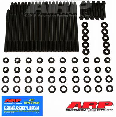 ARP Cylinder Head Studs, Pro Series, 12-Point Head, Chromoly, Black Oxide, Chevy, Warhawk LS - 1344701
