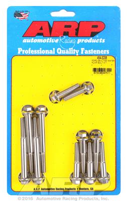 ARP Water Pump Bolts, 3/8 in. Hex Bolt Head, Stainless Steel, V8, Water Pump, Ford, 351 Cleveland - 4543206