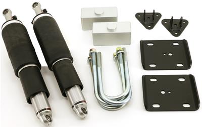 Ridetech Air Shocks, ShockWave, Single Adjustable, Monotube, Rear, Lincoln, Pair - 12075401