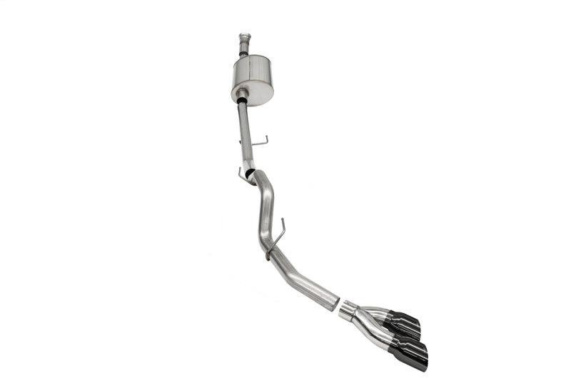 CORSA Performance 2021-2022 Ford F-150 SuperCab/6.5in Bed 5.0L V8 Sport Cat-Back Single Side Exit-Black PVD 21157BLK