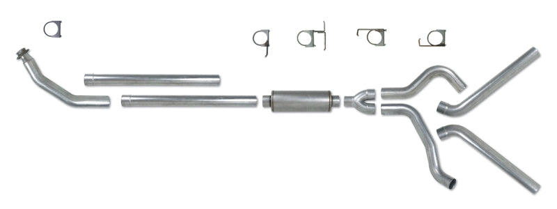 Diamond Eye Kit 4in TB Dual SS: 94-02 Dodge Cummins 5.9L