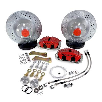 Baer Disc Brake Systems Disc Brake Kit, Front, 5 x 5.00 in.Bolt Pattern, 2-Piston Caliper - 4301681R