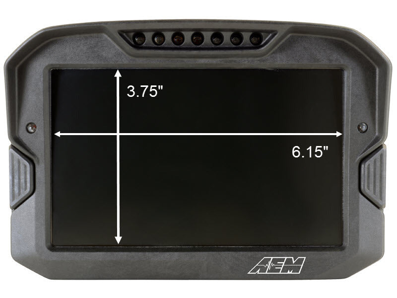 AEM CD-7 Non Logging Race Dash Carbon Fiber Digital Display (CAN Input Only) 30-5700