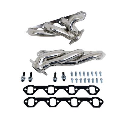 BBK Performance Headers, Shorty, Steel, Ceramic Coated, Ford, 5.0L, Pair - 35100