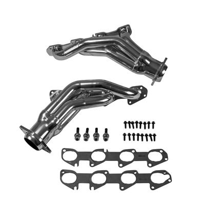 BBK Performance Headers, Shorty, Steel, Chrome, Chrysler, Dodge, Pair - 4013