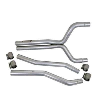 BBK Performance Crossover Pipe, X-Pipe, Mild Steel, Aluminized, 2.750 in. Diameter, Chevy, 6.2L, Kit - 4023