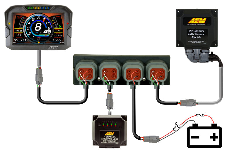 AEM Electronics 4 Port AEMnet CAN Hub