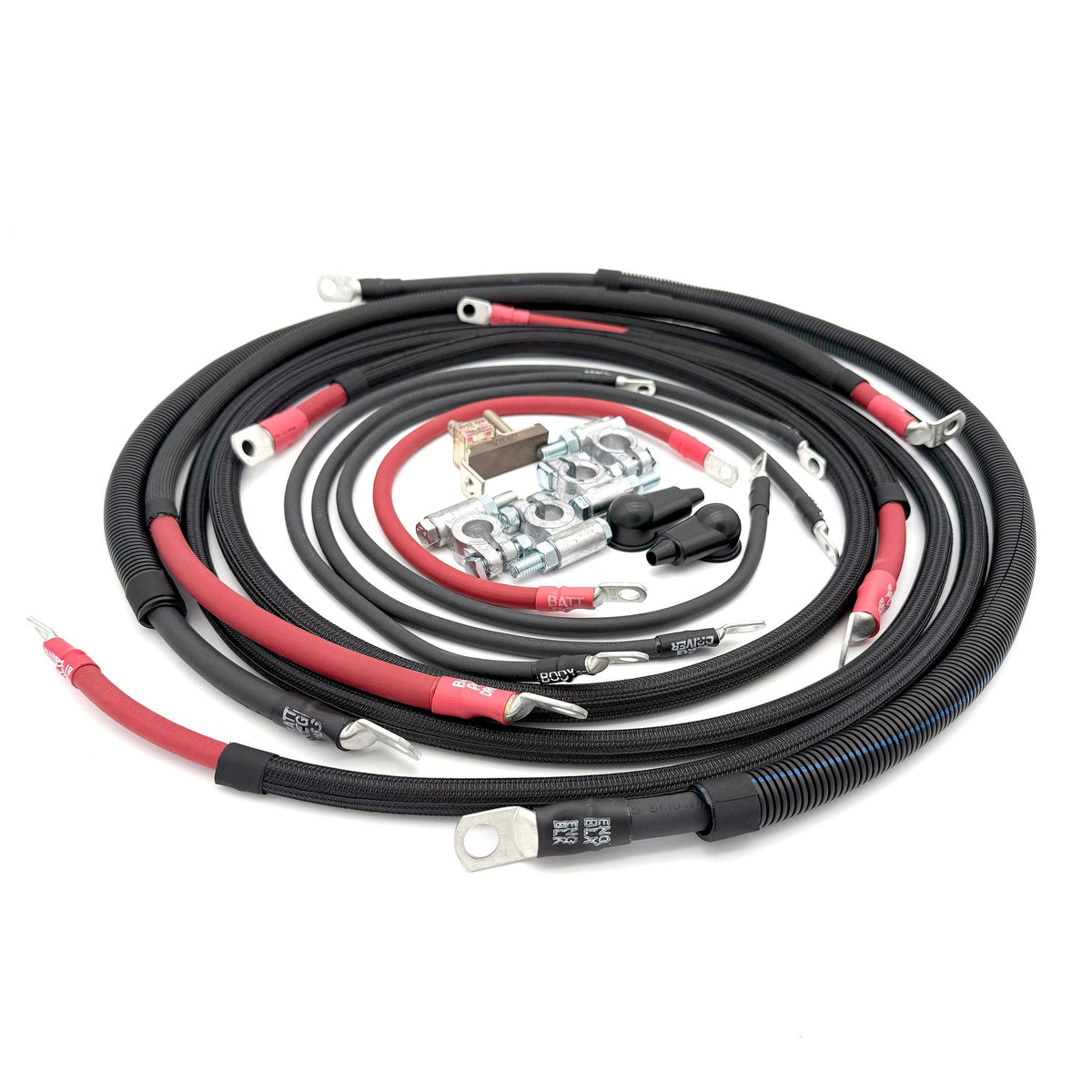 Big7Kits Dodge/RAM Cummins Diesel - 4th Gen Battery Cable Kit (2010-2018)