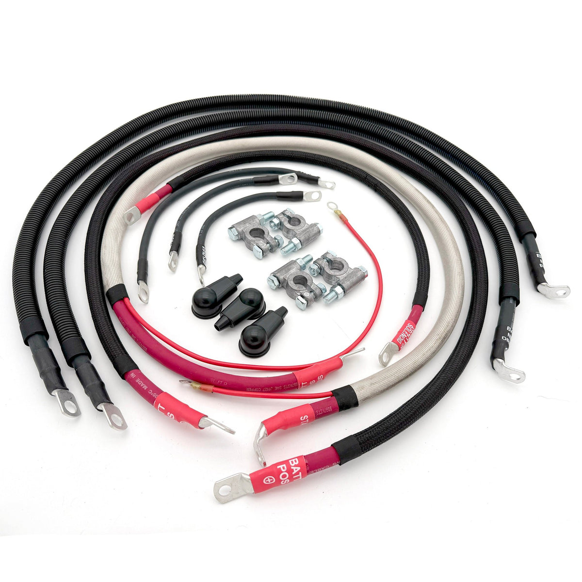 Big7Kits Ford Powerstroke 7.3 Diesel - F250/F350 Battery Cable Kit (1999-2003) - image 2