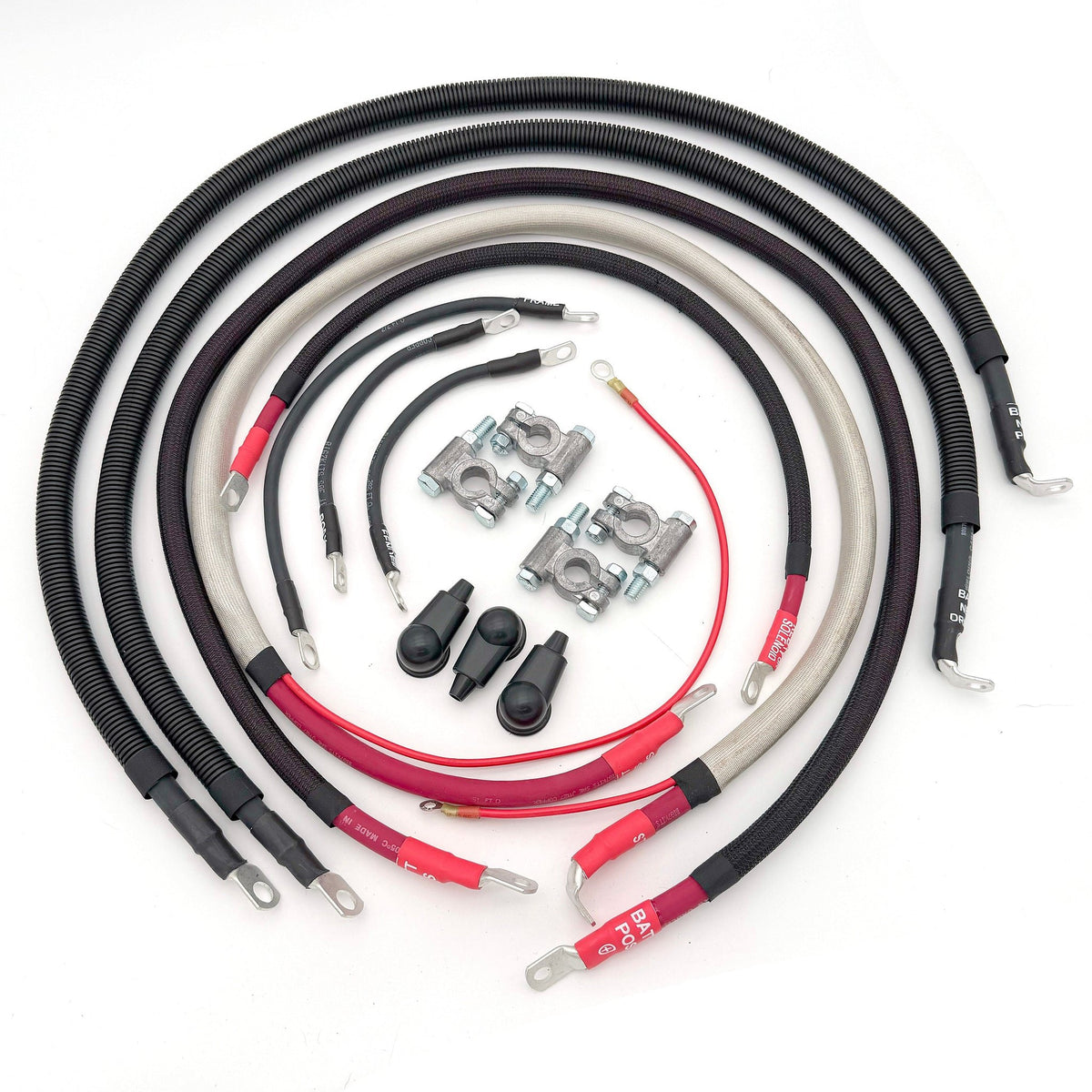 Big7Kits Ford Powerstroke 7.3 Diesel - F250/F350 Battery Cable Kit (1999-2003)