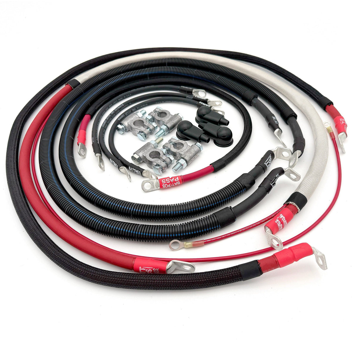Big7Kits Ford Powerstroke 7.3 Diesel - F250/F350 OBS Battery Cable Kit (1990-1997) - image 2