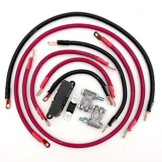 Big7Kits Jeep Comanche MJ Big 7 Battery Cable Kit (1987-1992)