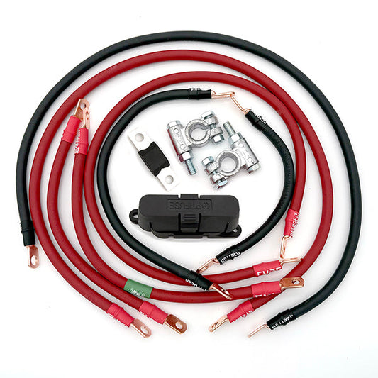 Big7Kits Jeep Liberty KJ Big 7 Battery Cable Kit (2002-2007)