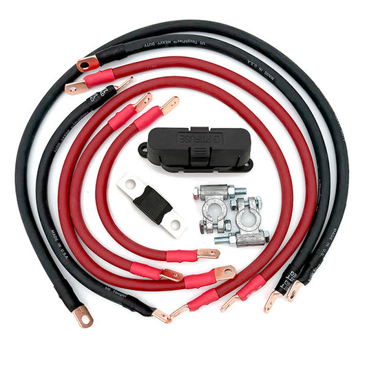 Big7Kits Jeep Wrangler TJ / LJ Big 7 Battery Cable Kit (1997-2006)