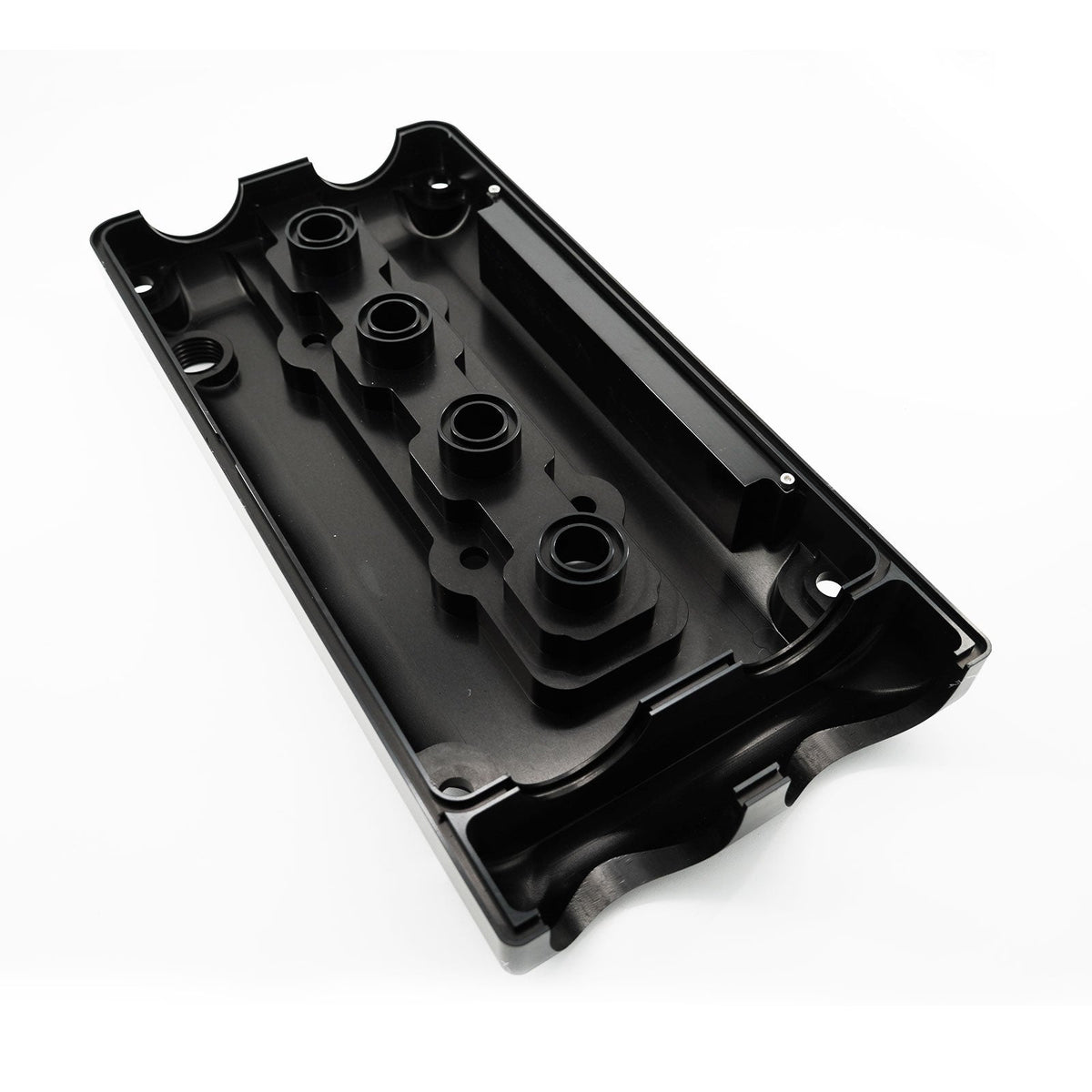 Bull Boost Billet B Series Vented Valve Cover Baffle B16 B18 AN10 For Honda Acura DOHC Vtec