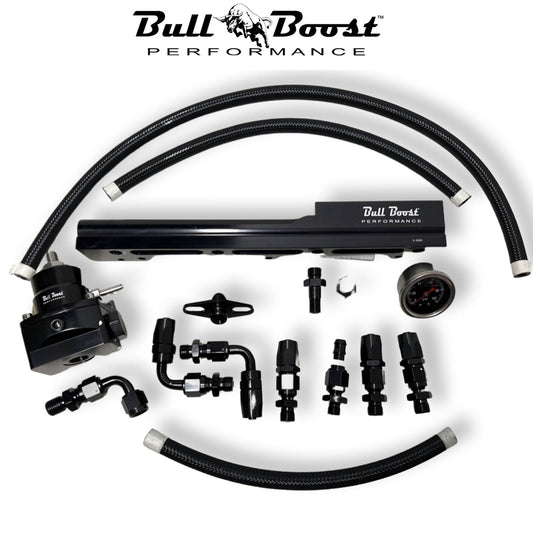Bull Boost Fuel Pressure Regulator Gauge Rail B16 B18 B20 B-Series Honda Acura FPR Civic