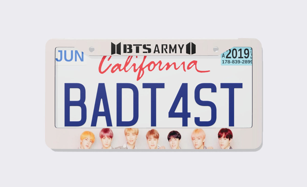 BTS Army Kpop License Plate Frame