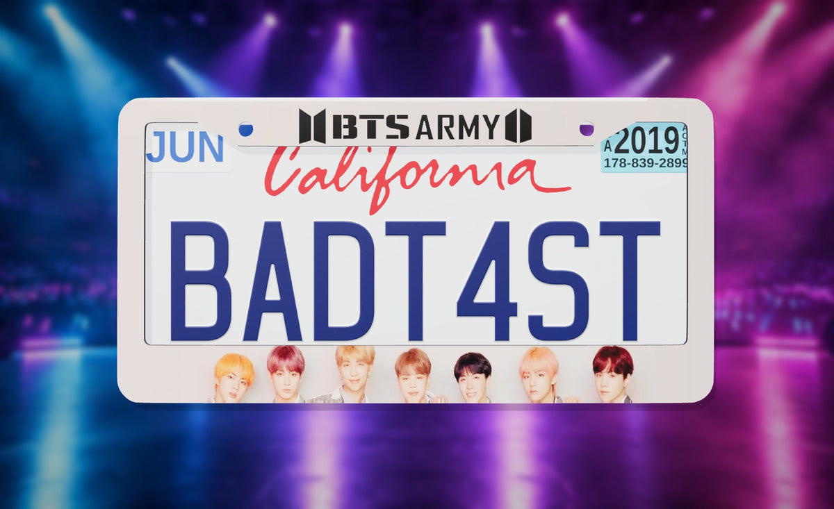 BTS Army Kpop License Plate Frame