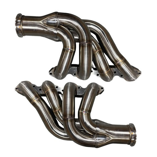 Bull Boost Big Block For Chevy BBC Twin Turbo Stainless Headers 427 454 396 502 572