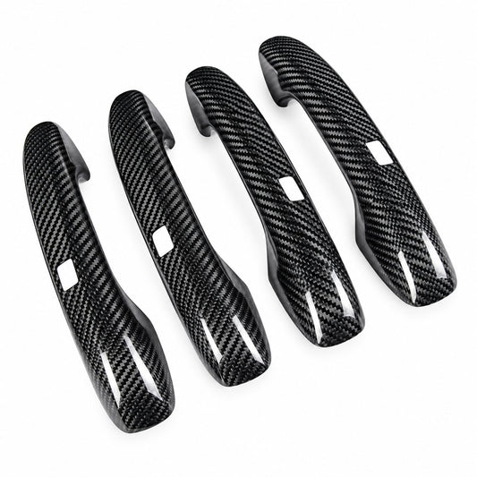 Bull Boost Carbon Fiber Door Handle Covers for Mercedes Benz W205 C E S GLC GLE AMG