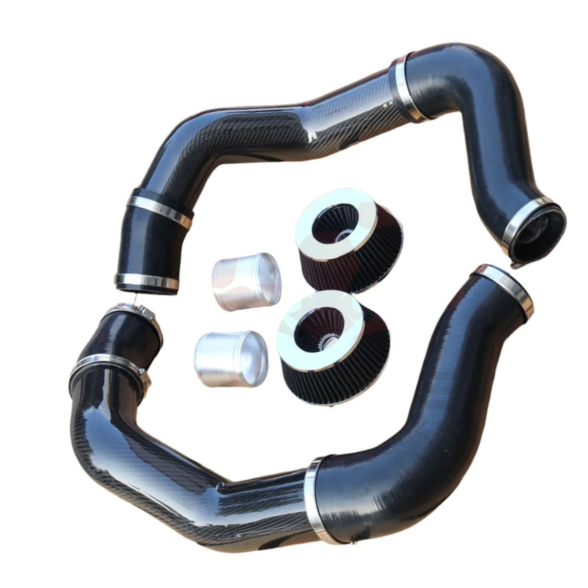 Bull Boost Dry Carbon Fiber Front Mount Intake System for BMW F90 F91 F92 F93 M5 M8 S63 - image 2