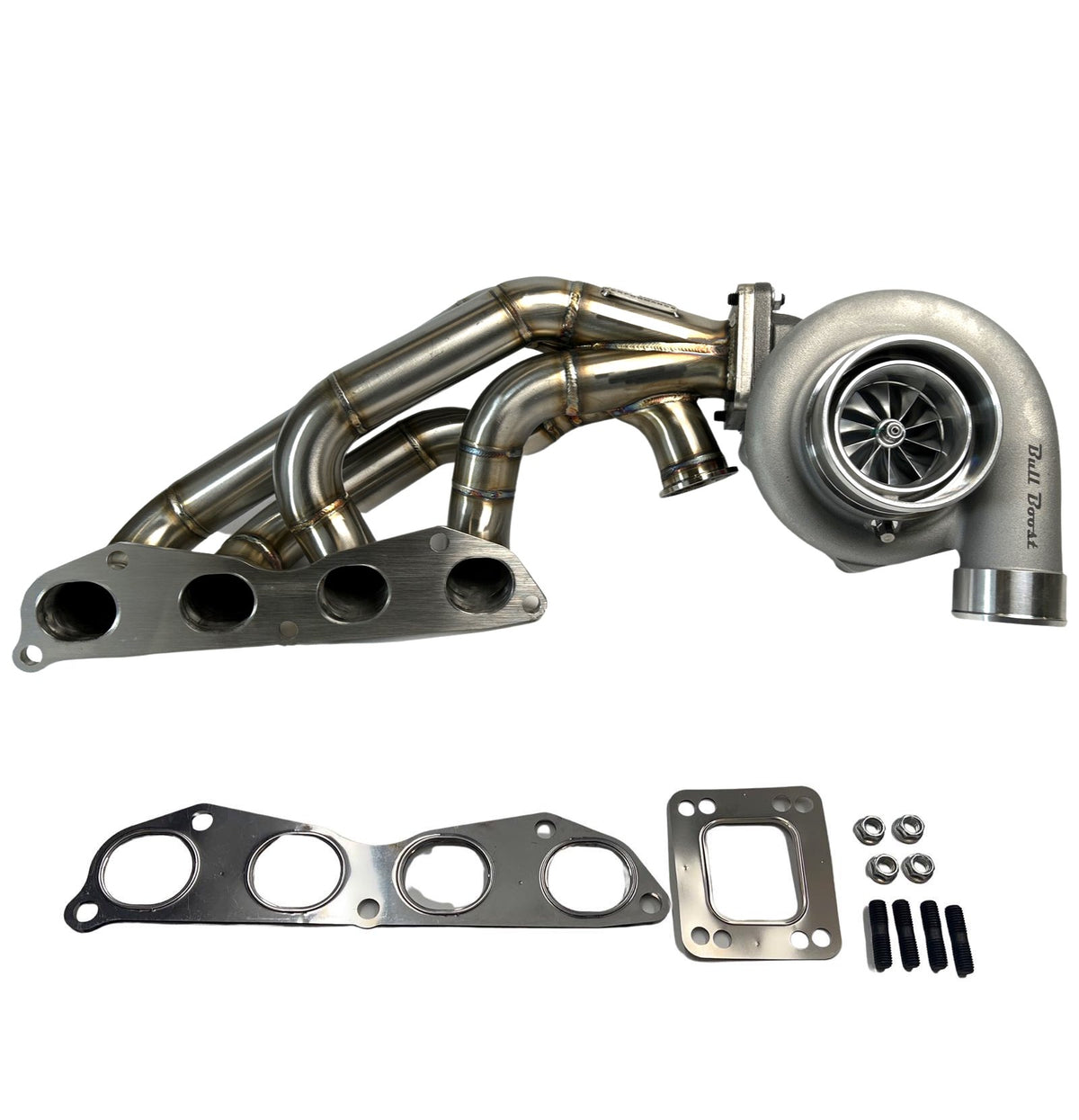 Bull Boost K Series Sidewinder Manifold K20 K24 T4 .82 Billet Turbo K Swap Kit 06-11 8th Gen EP3 Civic Si Type R