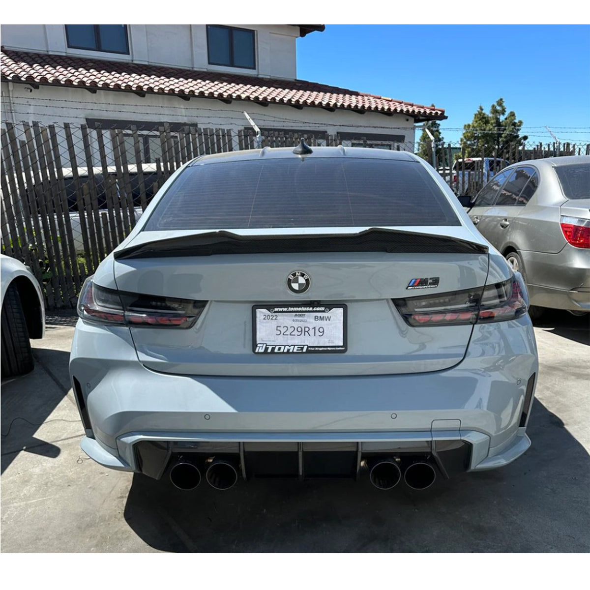 Bull Boost M Performance Style Carbon Fiber Rear Diffuser for BMW G80 M3 G82 G83 M4 - image 3
