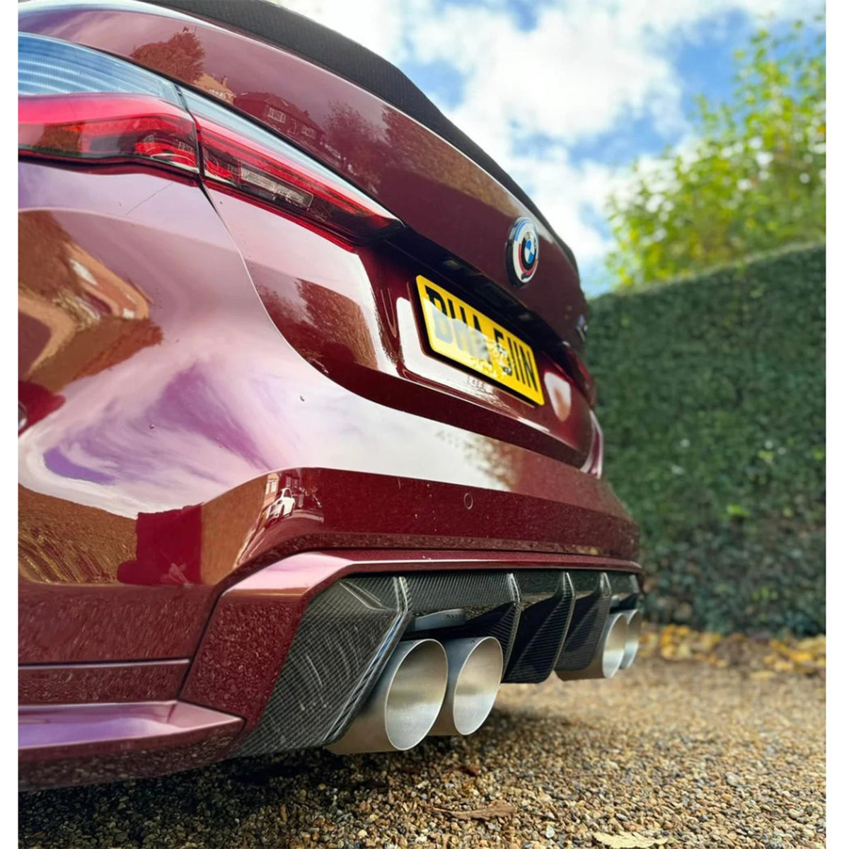 Bull Boost M Performance Style Carbon Fiber Rear Diffuser for BMW G80 M3 G82 G83 M4