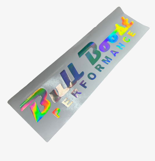 Bull Boost Performance Oil Slick Decal Vinyl Sticker 6x4