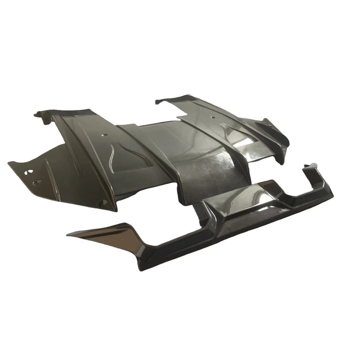 Bull Boost Pre-Preg Carbon Fiber Rear Undertray Diffuser V2 for BMW G87 M2 - image 2