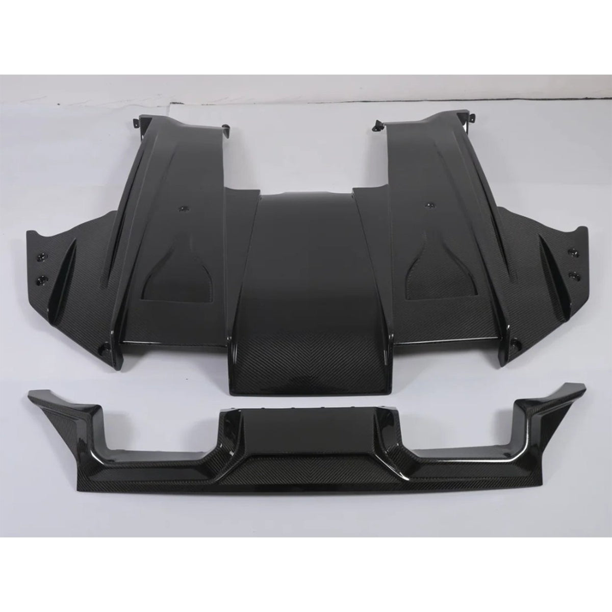 Bull Boost Pre-Preg Carbon Fiber Rear Undertray Diffuser V2 for BMW G87 M2 - image 4