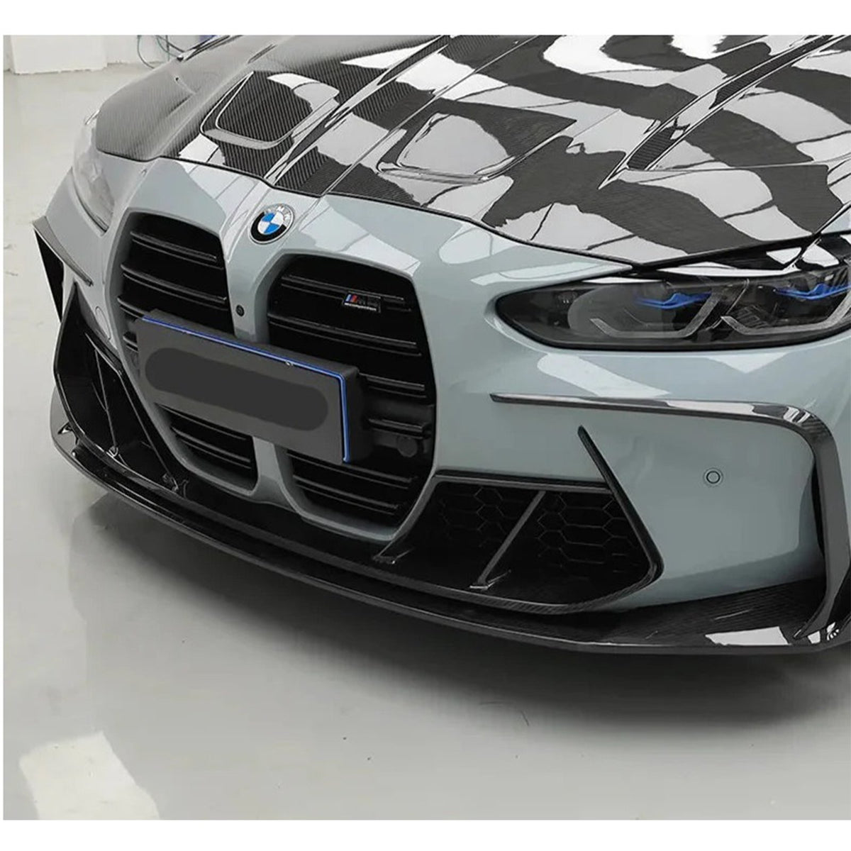 Bull Boost Prepreg Carbon Fiber PT Style Front Bumper Trim for BMW G8X G80 M3 G82 G83 M4 - image 3