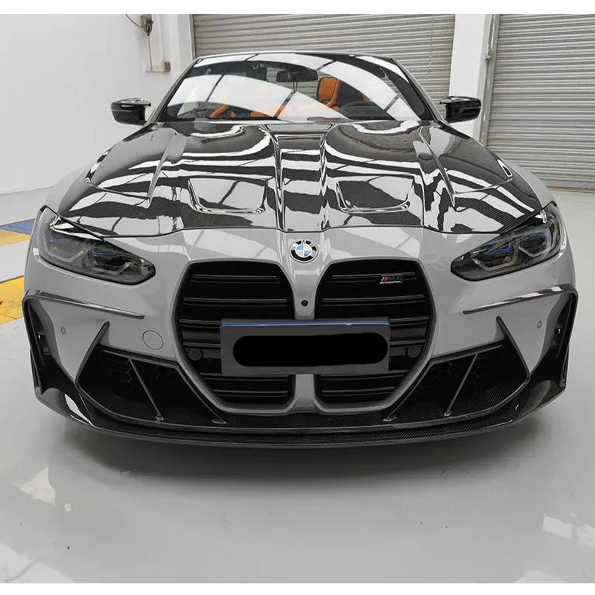 Bull Boost Prepreg Carbon Fiber PT Style Front Bumper Trim for BMW G8X G80 M3 G82 G83 M4