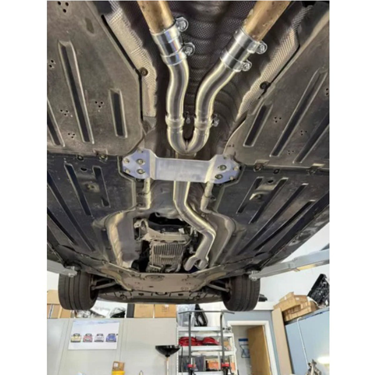 Bull Boost Single Mid Pipe Exhaust for BMW G80 M3 G82 G83 M4